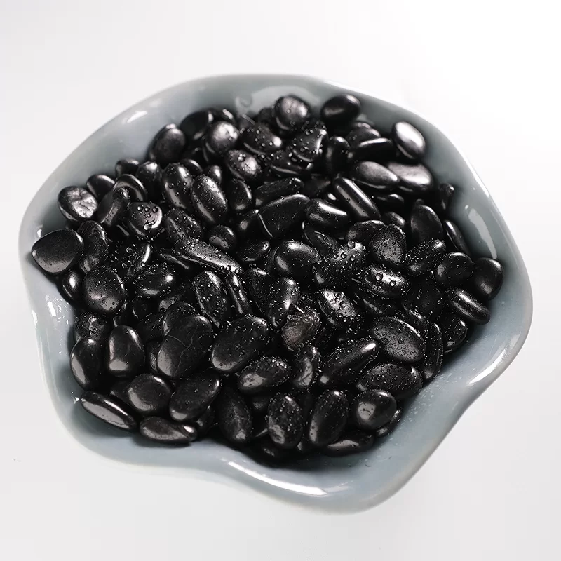 Pedras naturais coloridas/brancas/pretas/amarelas para paisagismo de parques