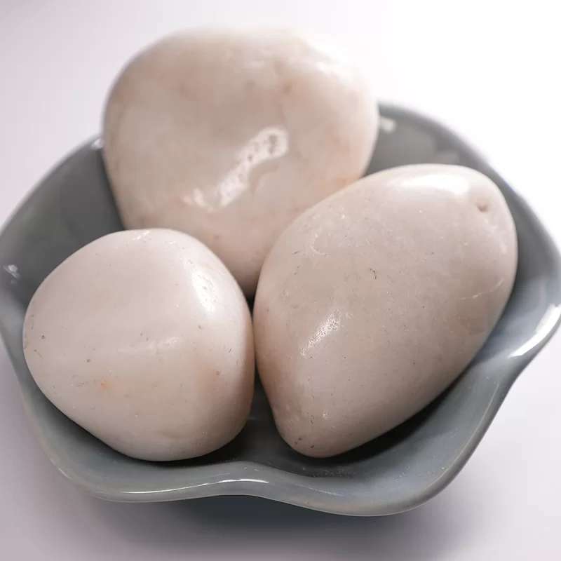 Pedras naturais coloridas/brancas/pretas/amarelas para paisagismo de parques