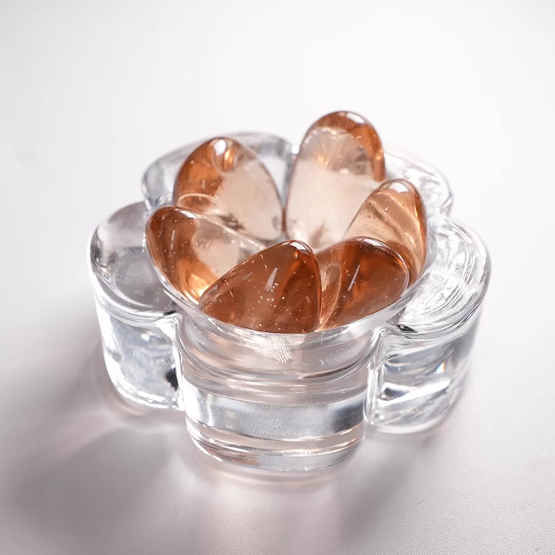 Contas de vidro coloridas usadas para pedras adesivas e decoração