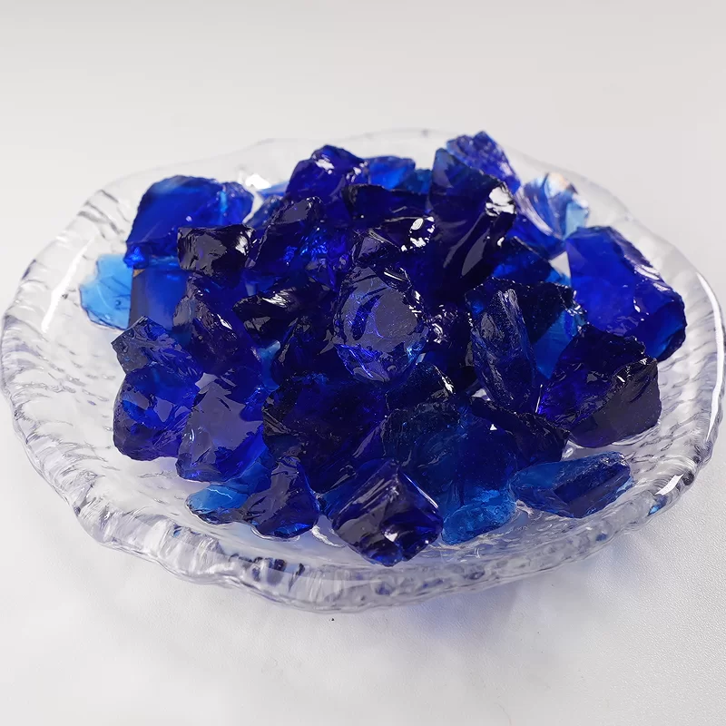 Areia de vidro colorida para terraço