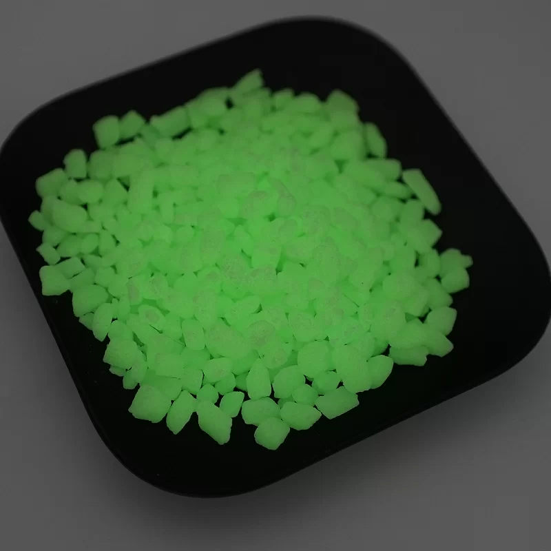 Piso de pavimentação de pedra luminosa colorida artificial