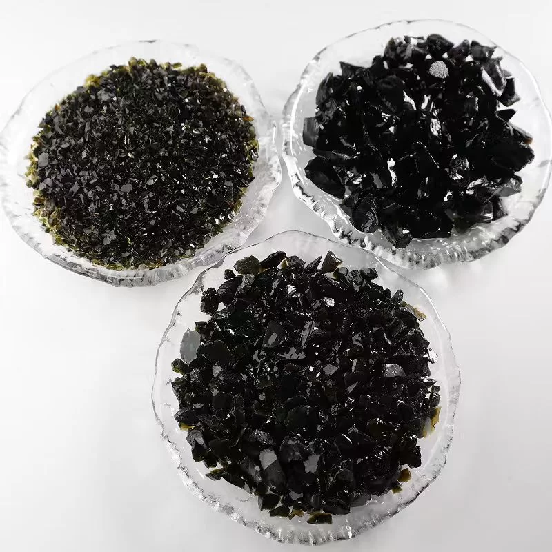 Areia de vidro colorida para terraço