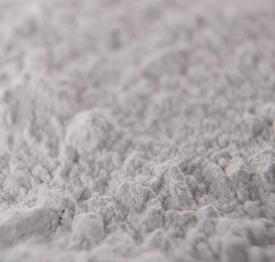 Pó aplicado na indústria da construção